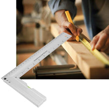 Load image into Gallery viewer, Aluminum Alloy Triangle and Square Ruler
