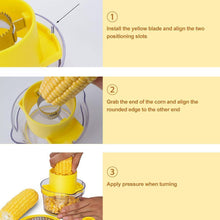 Load image into Gallery viewer, Cob Corn Stripper With Built-In Measuring Cup And Grater
