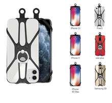 Load image into Gallery viewer, Universal Silicone Lanyard Phone Holder
