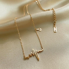 Load image into Gallery viewer, Heartbeat Love ECG Necklace
