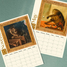 Load image into Gallery viewer, Weird Medieval Cats Calendar 2024

