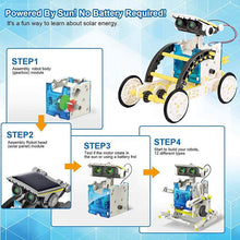Load image into Gallery viewer, 13-in-1 Education Solar Robot Toys
