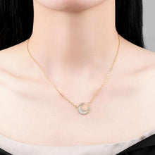 Load image into Gallery viewer, Fashion Rhinestone Moon Necklace
