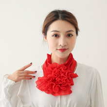 Load image into Gallery viewer, Fashion Lace Scarf Flower Collar
