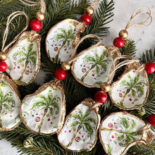 Load image into Gallery viewer, Oyster Shell Art Ornament
