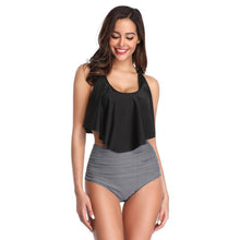 Load image into Gallery viewer, 2020 new sexy printed ruffled bikini swimsuit
