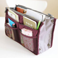 Load image into Gallery viewer, Women's Bag Practical Handbag Purse Nylon Dual Organizer Insert Cosmetic Storage
