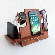 Load image into Gallery viewer, Wood Desktop Storage Holder
