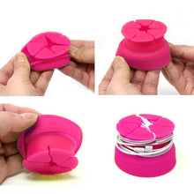Load image into Gallery viewer, Hirundo Earphones Wrap Soft Silicone Earphone Winder
