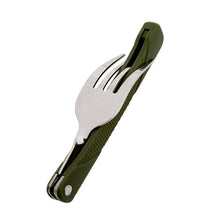 Load image into Gallery viewer, Hirundo Camping Foldable Cutlery Set
