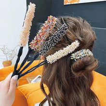 Load image into Gallery viewer, Rhinestone Easy Bun Maker
