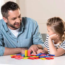 Load image into Gallery viewer, Colorful Domino Blocks Wooden Toys (120 PCs)
