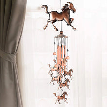 Load image into Gallery viewer, Retro Bronze Horse Wind Chime
