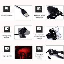 Load image into Gallery viewer, USB LED Car Atmosphere Lamp, Romantic Decoration
