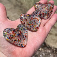 Load image into Gallery viewer, Colorful Glass Pocket Heart

