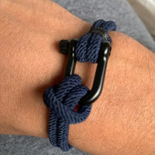 Load image into Gallery viewer, U-shaped Buckle Nylon Braided Bracelet
