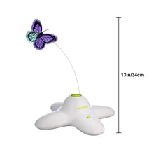 Load image into Gallery viewer, Automaic Butterfly Funny Cat Toy
