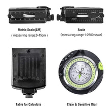 Load image into Gallery viewer, Multifunctional Military Aiming Navigation Compass
