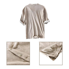 Load image into Gallery viewer, Half Sleeve Henley Shirts
