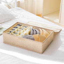 Load image into Gallery viewer, Linen Underwear Storage Box
