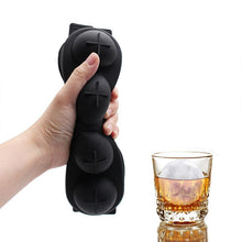 Load image into Gallery viewer, Silicone 4-Ball Ice Ball Maker Mold
