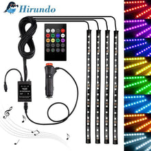 Load image into Gallery viewer, Hirundo Car Interior Lights with Sound Active Function and Wireless Remote Control
