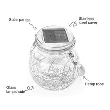 Load image into Gallery viewer, Garden Decor Hanging Solar Lights
