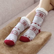 Load image into Gallery viewer, Thermal Fleece Slipper Socks
