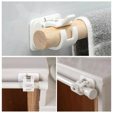 Load image into Gallery viewer, Nail-free Adjustable Rod Bracket Holders
