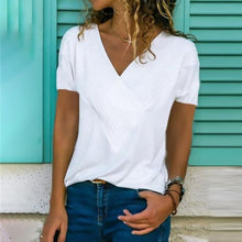 Load image into Gallery viewer, Flodress Classic V-Neck Short Sleeve T-shirt
