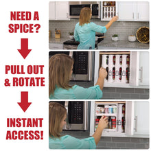 Load image into Gallery viewer, LAKESIDE™ Rotating Spice Rack Organizer
