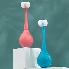 Load image into Gallery viewer, Three-sided Children&#39;s Toothbrush
