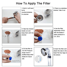 Load image into Gallery viewer, High-Pressure Ionic Filtration Shower Head
