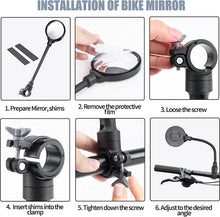 Load image into Gallery viewer, Adjustable Handlebar Rear View Mirrors
