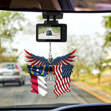 Load image into Gallery viewer, Eagle Flag Hanging Ornament for Car
