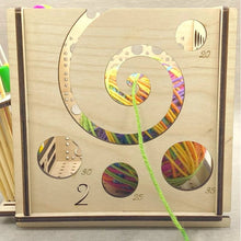 Load image into Gallery viewer, All-in-one Wooden Yarn Bowl - Multifunctional knitting tool

