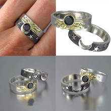 Load image into Gallery viewer, Vintage Star Moon Sun Ring Set
