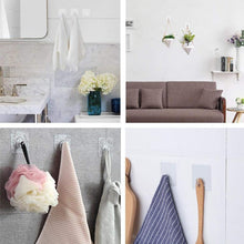 Load image into Gallery viewer, Hirundo® Waterproof Reusable Seamless Sticky Transparent Frosted Hooks
