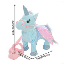 Load image into Gallery viewer, WALKING &amp; SINGING UNICORN PLUSH TOY
