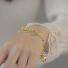 Load image into Gallery viewer, Hetian Jade Bell Bracelet
