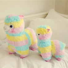Load image into Gallery viewer, Stuffed Doll - Rainbow Alpaca
