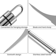 Load image into Gallery viewer, Stainless Steel Shrimp Whisker Peeler Tool
