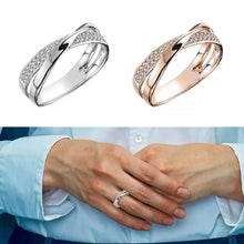 Load image into Gallery viewer, X Shape Cross Ring for Women
