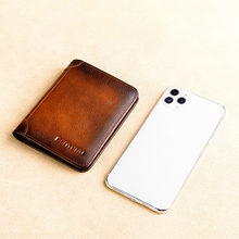 Load image into Gallery viewer, RFID Tri-Fold Retro Wallet
