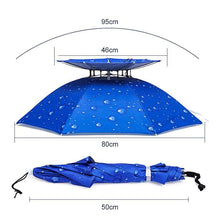 Load image into Gallery viewer, Head-Mounted Umbrella Hats
