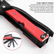 Load image into Gallery viewer, Steel Hammer Axe Multitool for Camping
