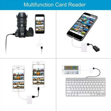Load image into Gallery viewer, 3-in-1 SD TF USB Card Reader OTG Adapter
