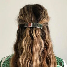 Load image into Gallery viewer, 📗📕📔📙Miniature book hair clip barrette
