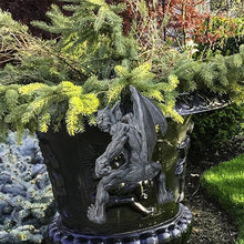 Load image into Gallery viewer, Dragon Winged Gargoyle Fence Hanger
