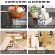 Load image into Gallery viewer, Triangle Roll Up Dish Drying Rack
